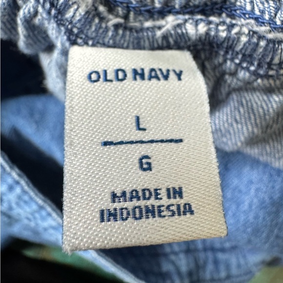 Old Navy Sleeveless Tie-Belt Utility Jean Jumpsuit Size Large Missing Belt - Picture 12 of 14